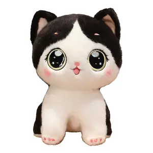 Плюшевая кукла Cute Little Kitten Doodoo Cat, высота 22cm/28cm/35cm/75cm Tranquility and elegance, черный