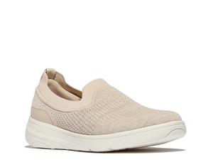 Слипоны FitFlop Super-Q Slip-On Sneaker, серо-коричневый