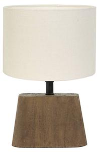 Настольная лампа Light & Living Kardan/Livigno, коричневый - кремово-белый