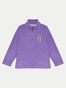 Флисовая куртка стандартного кроя Mini Rodini, фиолетовый