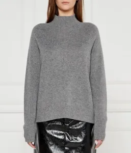 Кашемировая водолазка ALKALI loose fit Weekend Maxmara, серый