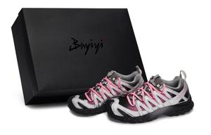 SALOMON Кроссовки для бега XA PRO 3D Abrasion Resistant Low top Unisex черные розовые серебристые