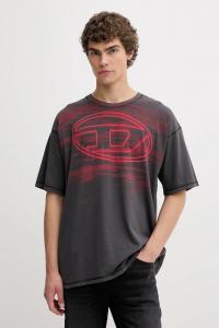 Хлопковая футболка T-BOXT-T5 Diesel, серый