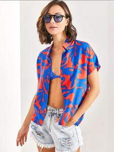 Блуза Bianco Lucci, синий