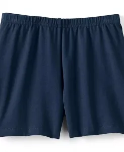 Детские прочные хлопковые шорты Cartwheel Lands' End, синий