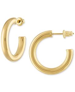 Маленькие серьги-кольца с открытыми кольцами, предотвращающие потускнение BEN ONI, Gold Plated