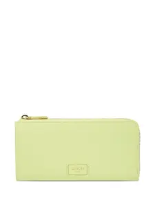 Тонкий кошелек на молнии Lancel, желтый