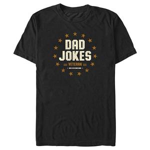 Футболка с принтом Big & tall dad jokes veteran Unbranded