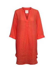 Платье-рубашка из чистого льна найнэй Part Two, цвет Grenadine
