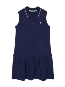 Платье на каждый день обычный крой 3F9HCV012 United Colors Of Benetton, синий