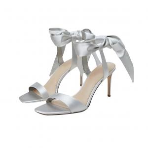 OBWA Женские сандалии на одной застежке серые, цвет Gray