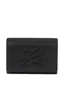 Бумажник K/Autograph среднего размера Karl Lagerfeld, черный