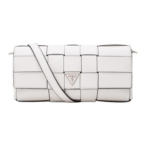 GUESS Женская сумка через плечо из искусственной кожи бежевого цвета, Ecru