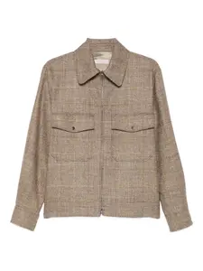 Рубашка-куртка на молнии Antonelli, коричневый