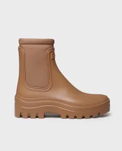 Женские дождевые ботильоны на платформе Toni Pons, цвет Marrón claro