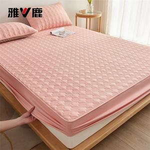 Yalu Простыня на резинке 150х200 см, антибактериальная, стеганая, с полным покрытием и эффектом антискольжения