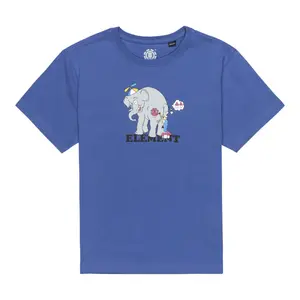 Детская футболка с надписью «Paintjob Element», синий