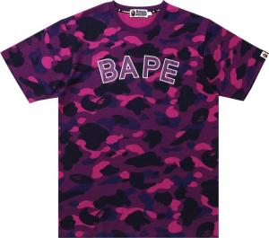 Футболка BAPE Color Camo Tee 'Purple', фиолетовый