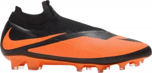 Бутсы Nike Phantom Vision 2 Elite DF FG 'Black Bright Citrus', оранжевый