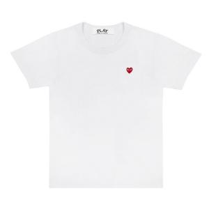 Футболка Comme des Garçons PLAY Little Heart T-Shirt 'White', белый