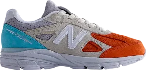 Кроссовки New Balance Kith x 990v4 Little Kid 'Cyclades', многоцветный