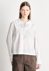 Блуза Barbour AVERY SHIRT, White/Dark Navy/White