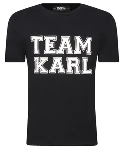 Футболка Regular fit Karl Lagerfeld Kids, черный