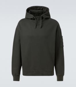 Худи из хлопкового флиса Lens C.P. Company, Dark Shadow