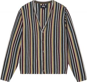 Кардиган Stussy Stripe Pattern Cardigan 'Multicolor', разноцветный