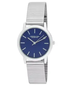 Унисекс-часы Elton с расширяющимся браслетом из серебристого сплава, 32 мм London Fog