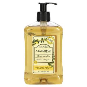 A La Maison de Provence, жидкое мыло для рук и тела, жимолость, 500 мл (16,9 жидк. унции)