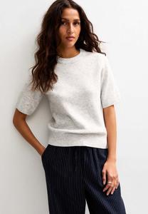 Футболка New Look Basic T-shirt, Pale Grey/Light Grey