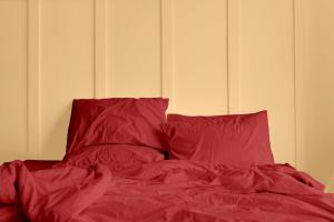 U.S. Polo Assn комплект постельного белья из микрофибры, 4 предмета, 168х244/100х191 см, красный