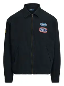 Куртка на молнии с вышивкой POLO RALPH LAUREN, черный