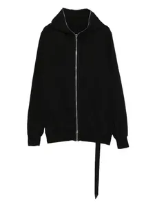 Худи на молнии Rick Owens Drkshdw, черный