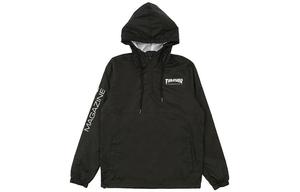 Thrasher Куртка японской версии для мужчин, Black