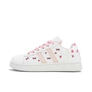 AQIUSHENG Низкие женские кроссовки для скейтбординга, белые, розовые