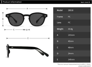 Солнцезащитные очки Melrose Luxury в маленькой оправе для женщин и мужчин, винтажный панк, с заклепками, защита от ультрафиолета UV400, артикул 28018, Grey