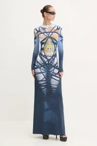 ПЛАТЬЕ С ДЛИННЫМ РУКАВОМ BONDAGE С ПРИНТОМ платье Y/Project, синий