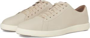 Мужские кожаные кроссовки Cole Haan Grand Crosscourt, Light Sesame Nubuck/Ivory