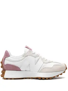 Кроссовки 327 White/Pink New Balance, белый