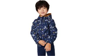 Куртки Пальто Темно-синий/желтовато-коричневый Детские DECATHLON