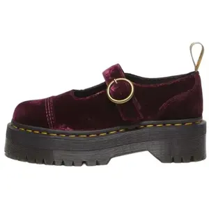 Dr.Martens Туфли Мэри Джейн ADDINA на платформе 5 см, женские, вишнево-красные