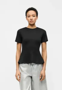 Базовая футболка с баской vmabby Vero Moda, Black