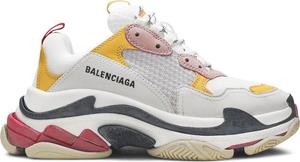 Кроссовки Balenciaga Wmns Triple S Trainer White Yellow, белый