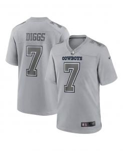 Мужской серый трикотаж trevon diggs dallas cowboys atmosphere fashion game jersey Nike, серый