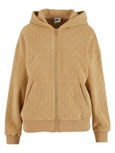 Толстовка Urban Classics Zip-Kapuzenpullover, цвет unionbeige
