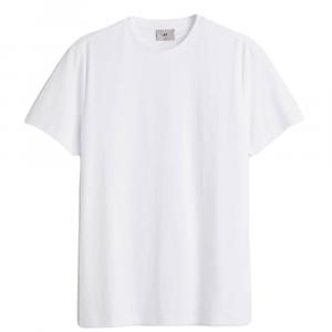Футболка H&M Slim Fit Pima Cotton, белый