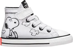 Кроссовки Converse Peanuts x Chuck Taylor All Star Easy-On High TD Snoopy and Woodstock, белый