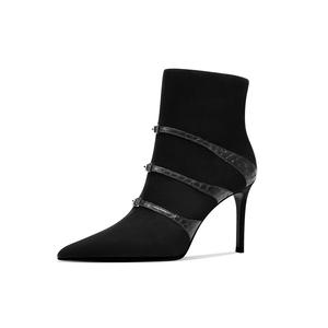 Ботильоны женские 8 см Shesrim, Black